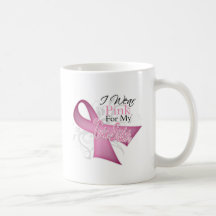 I Wear Pink For My Twin Sister Breast Cancer Mugs