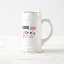 I Wear Pink For My Wife Mug