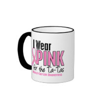 I Wear Pink For The Ta-Tas 10 Breast Cancer Mugs