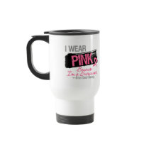I Wear Pink Ribbon Because I'm a Survivor Coffee Mug