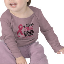 I Wear Pink Sister-in-Law T-shirt