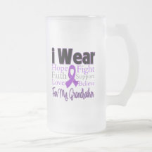 I Wear Purple Collage Grandfather - Pancreatic Can Mug