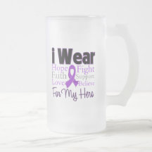 I Wear Purple Collage Hero - Pancreatic Cancer Mugs