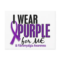 I Wear Purple For ME 10 Fibromyalgia