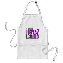 I Wear Purple For ME 6 Crohn’s Disease Aprons