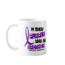 I Wear Purple For My Brother 37 Epilepsy Mug