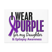 I Wear Purple For My Daughter 10 Epilepsy