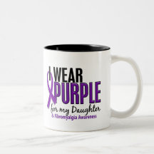I Wear Purple For My Daughter 10 Fibromyalgia Coffee Mugs