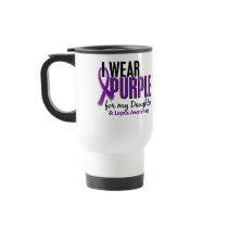 I Wear Purple For My Daughter 10 Lupus Coffee Mug