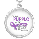 I Wear Purple For My Daughter 42 Lupus Pendants