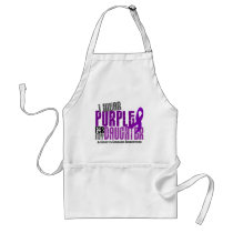 I Wear Purple For My Daughter 6 Crohn’s Disease Apron