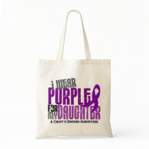 I Wear Purple For My Daughter 6 Crohn’s Disease Bags