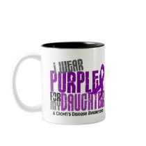 I Wear Purple For My Daughter 6 Crohn’s Disease Coffee Mugs
