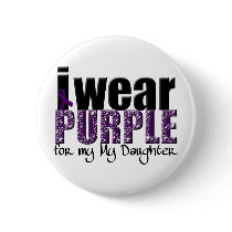 I Wear Purple For My Daughter Buttons