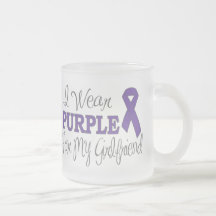 I Wear Purple For My Girlfriend (Purple Ribbon) Mug