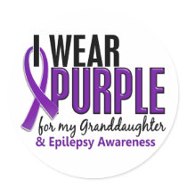 I Wear Purple For My Granddaughter 10 Epilepsy
