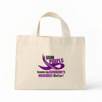 I Wear Purple For My Grandma’s Memories 33 Tote Bags