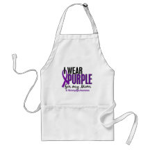 I Wear Purple For My Mom 10 Fibromyalgia Aprons
