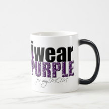 I Wear Purple For My Mom Mug