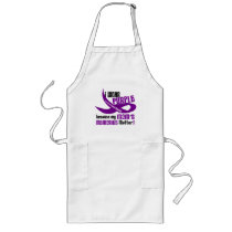 I Wear Purple For My Mom’s Memories 33 Apron