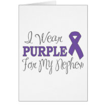 I Wear Purple For My Nephew (Purple Ribbon)
