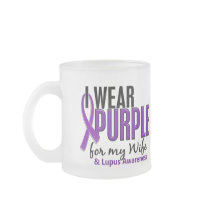 I Wear Purple For My Wife 10 Lupus Coffee Mug