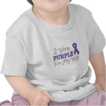 I Wear Purple For My Wife (Purple Ribbon)