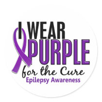I Wear Purple For The Cure 10 Epilepsy