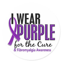 I Wear Purple For The Cure 10 Fibromyalgia