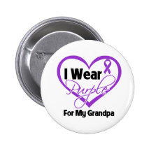 I Wear Purple Heart Ribbon - Grandpa Pins