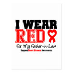 I Wear Red Father-in-Law Post Cards