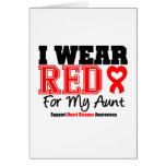 I Wear Red For My Aunt Cards