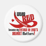 I Wear Red For My Father-In-Law's Heart 33 Refrigerator Magnets