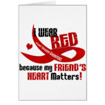 I Wear Red For My Friend's Heart 33 Cards