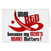I Wear Red For My Mom 's Heart 33 Cards
