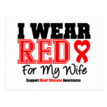 I Wear Red For My Wife Post Cards