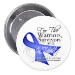 I Wear Ribbon Tribute - Stomach Cancer Pinback Button