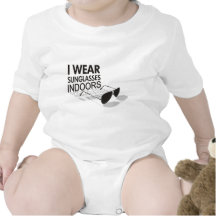 I WEAR SUNGLASSES INDOORS ROMPER