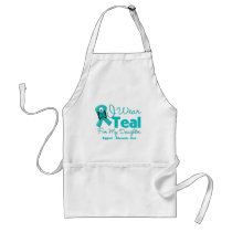 I Wear Teal For My Daughter Apron