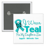 I Wear Teal For My Daughter-in-Law Pins