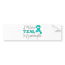 I Wear Teal For My Granddaughter (Teal Ribbon)