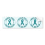 I Wear Teal For My Mom Bumper Sticker