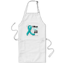 I Wear Teal For My Mother - Ovarian Cancer Apron