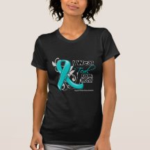 I Wear Teal For My Mother - Ovarian Cancer T Shirt