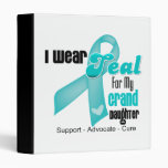 I Wear Teal Ribbon For My Granddaughter Vinyl Binders