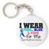 I Wear Thyroid Cancer Ribbon For Me