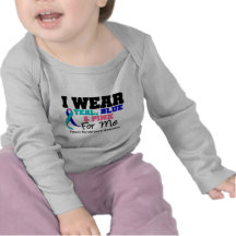 I Wear Thyroid Cancer Ribbon For Me Shirt