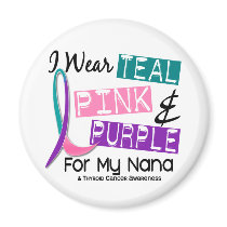 I Wear Thyroid Ribbon For My Nana 37