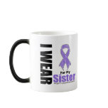I Wear Violet For My Sister Hodgkins Disease Mug