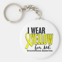 I Wear Yellow For Me 10 Endometriosis Key Chains